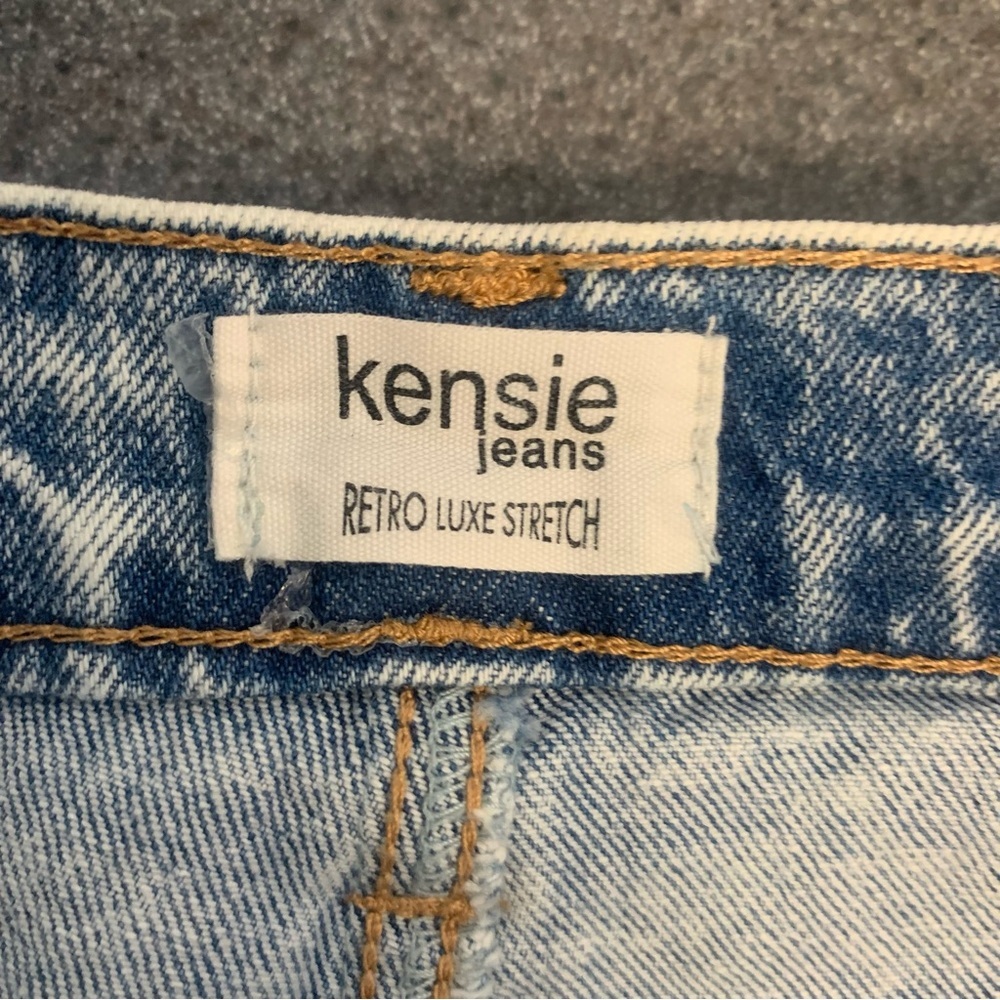 Kensie The Carla High Rise Wide Leg Braided Belt Jeans Women’s Size 0 Festival - Picture 4 of 8